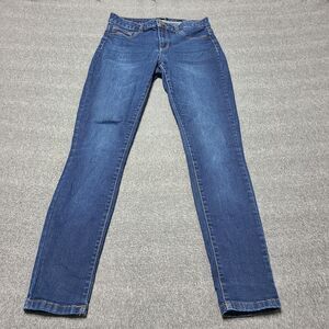 Jones New York Womens Jeans 6 Blue Essex Skinny Festival Party Denim Pants